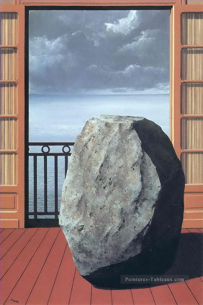見えない世界 1954年 ルネ・マグリット油絵
